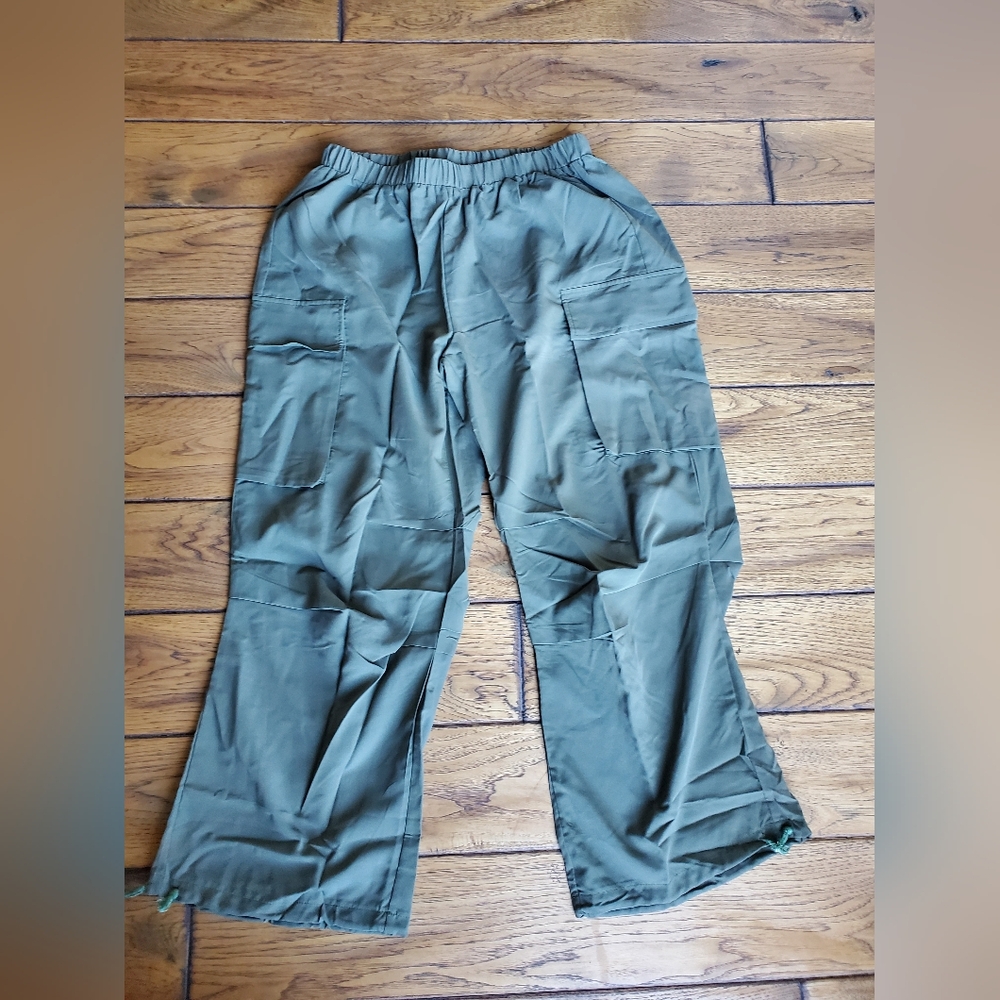 Shein Curve Green Wide Leg Pants